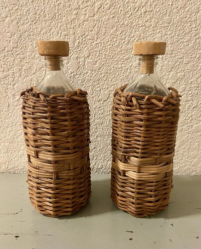Set wicker covered - set, of